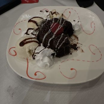 Fogao Gaucho - Molten chocolate Cake, was too good to wait to take a picture !! - Brazilian Near Me - Bloomington, Minnesota