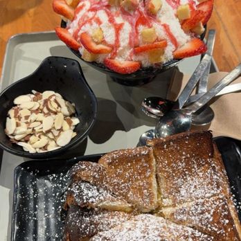 Sul & Beans - strawberry cheesecake bingsu and sweet potato toast - Desserts Near Me - Irvine, California Sul & Beans - strawberry cheesecake bingsu and sweet potato toast - Desserts Near Me - Irvine, California
