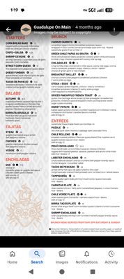 Menu photo 5 The Guadalupe on Main Mesa, AZ