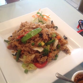 Thai Basil Leaf - Spicy basil fried rice with veggie and tofu, very tasty! - Thai Near Me - Arlington, Texas Thai Basil Leaf - Spicy basil fried rice with veggie and tofu, very tasty! - Thai Near Me - Arlington, Texas