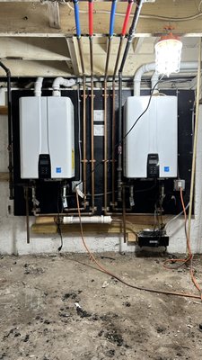 Tankless Water Heater Installation - Our team was hired to install a tankless water heater for our client! Tankless Water Heater Installation - Our team was hired to install a tankless water heater for our client!
