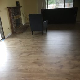 New living room floor