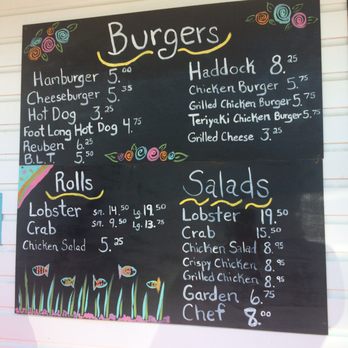 Bagaduce Lunch - Menu July 2019 - Seafood Near Me - Penobscot, Maine