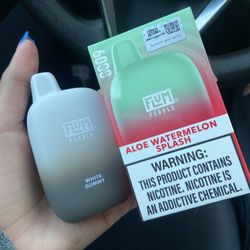 A & T Smoke Shop - White gummy and aloe watermelon splash flum