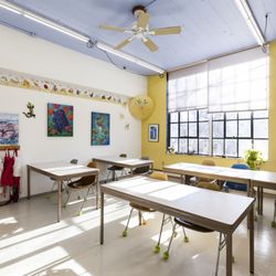 BellinghamART - Our small classroom, always soaked in sunshine!