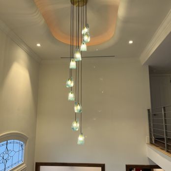 Full Energy Electric - Beautiful Chandelier reset light and ceiling cord lights - Electricians Near Me Full Energy Electric - Beautiful Chandelier reset light and ceiling cord lights - Electricians Near Me