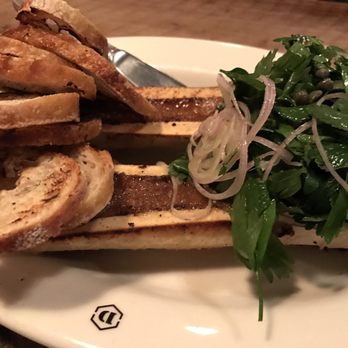 Depot - Bone marrow with a parsley and shallot salad. - Tapas/Small Plates Near Me - Auckland, AUK