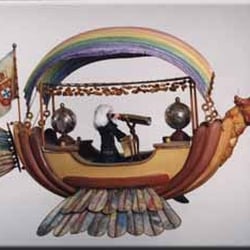 Otto-Lilienthal-Museum - Phantastische Flugreise 1709, Modell: H. Serowski, Foto: St. Sauer