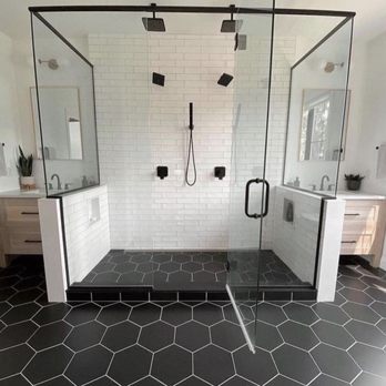JBJ Construction - Here is the final job done, I wanted to go with the black tile and white finishes felt like it would stay fresh black and white never go out - Roofing Near Me JBJ Construction - Here is the final job done, I wanted to go with the black tile and white finishes felt like it would stay fresh black and white never go out - Roofing Near Me