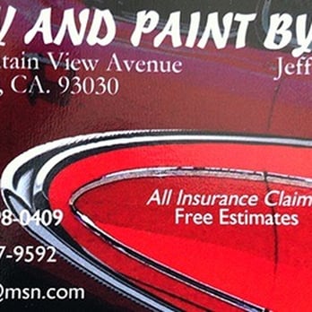 Body and Paint By Jeff - Info (pulled from their site) - Body Shops Near Me - Oxnard, California