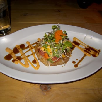 Stonefish Sushi - Sushi Pizza roll (with spicy tuna) - Sushi Bars Near Me - Cortez, Colorado