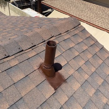 Cardinal Roofing - Hot AZ sun caused caulking to shrink and  a small hole was exposed. - Roofing Near Me - Apache Junction, Arizona