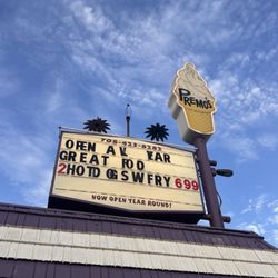 Premo's Ice Cream - Outside sign