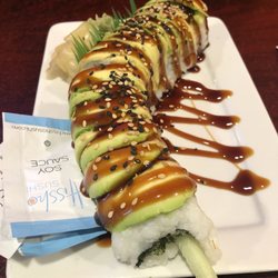 Amazing Myanmar Asian Cuisine - 53. Black Dragon Roll