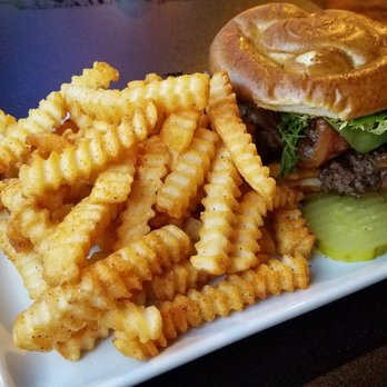 21st In Germantown - Schnitzelburg/er with a side of seasoned French fries - American Near Me - Louisville, Kentucky 21st In Germantown - Schnitzelburg/er with a side of seasoned French fries - American Near Me - Louisville, Kentucky