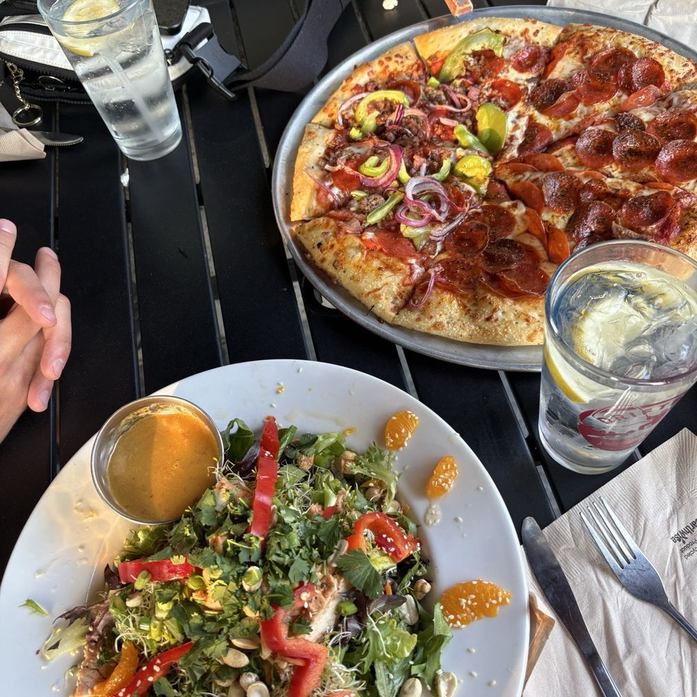 Thai salad, half rancher and half good ole boy