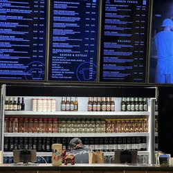 Holy Cow! - Extensive menu with salads and burgers and veggie options.