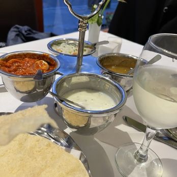 Pimlico Tandoori - condiments served with the papadum - Indian Near Me - London, XGL