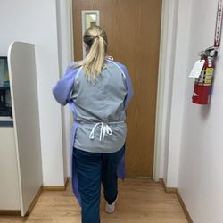 Cowlitz Family Health Center - One of the many doorways we went through to get to my dental chair