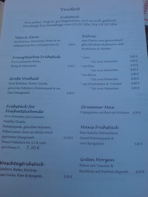Menu photo 4 Café Vreiheit Cologne, NW