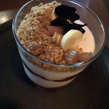 Millwright's - Rhubarb fool - New American Near Me - Simsbury, Connecticut Millwright's - Rhubarb fool - New American Near Me - Simsbury, Connecticut