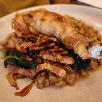 Wedgwood the Restaurant - Chicken with Barley risotto - Brasseries Near Me - Edinburgh, EDH
