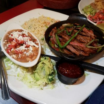 Que Pasa! - Carne asada brava, perfectly medium rare, with sides. - Mexican Near Me - Atascadero, California