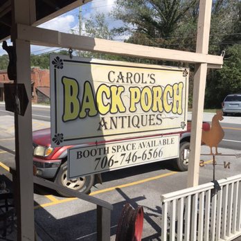 Carol's Back Porch - Lower Entrance - Antiques Near Me - Dillard, Georgia