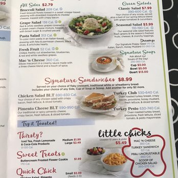 Chicken Salad Chick - Menu - Southern Near Me - Chesterfield, Missouri Chicken Salad Chick - Menu - Southern Near Me - Chesterfield, Missouri
