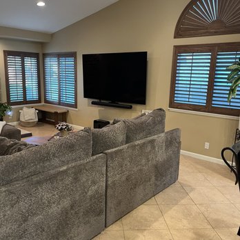 Window Design Group - Full room view with custom half circle - Windows Installation Near Me - Thousand Oaks, California Window Design Group - Full room view with custom half circle - Windows Installation Near Me - Thousand Oaks, California
