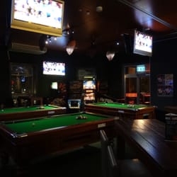 Cube Hotel - Pool tables upstairs
