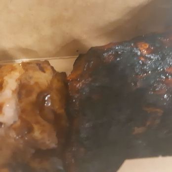 Lone Star Texas Grill - Charred, we couldnt eat this - Tex-Mex Near Me - Cambridge, Ontario