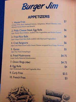 Menu photo 7 Burger Jim Palmer, AK