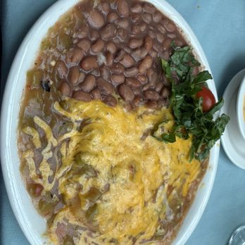 Rancho De Chimayo Restaurante - Enchilada plate (Ehhh) - New Mexican Cuisine Near Me - Chimayo, New Mexico