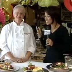 Red Raspberry Tea Room - Patsy Boyer during early morning show segment on KOKH-FOX News in Oklahoma City