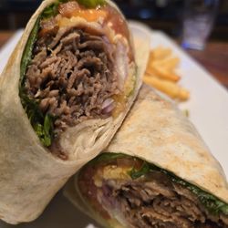 WYOld West Brewing Company - Brisket wrap