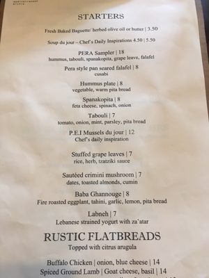 Menu photo 7 Plates Mediterranean Bistro Williamstown, MA