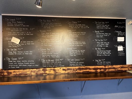 Menu photo 1 Downstairs Deli Breckenridge, CO
