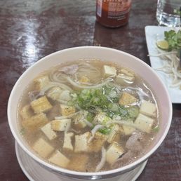 Beef pho added tofu Beef pho added tofu