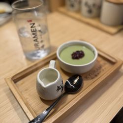 Kyuramen - Matcha pudding