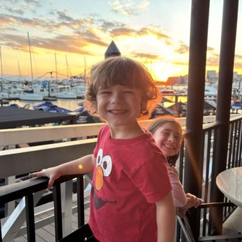 Pusser's Landing - My kids at sunset - Specialty Food Near Me - Baltimore, Maryland