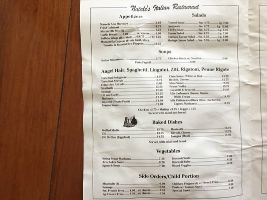 Menu photo 3 Natales Pizza & Restaurant Gillette, NJ Menu photo 3 Natales Pizza & Restaurant Gillette, NJ