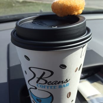 Beans Coffee Bar - Drink comes with a mini donut. - Donuts Near Me - Fargo, North Dakota