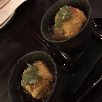 Kinjiro - Best dish of the night jello blue crab scallop and fresh uni on top 4 out of 5 - Izakaya Near Me - Los Angeles, California Kinjiro - Best dish of the night jello blue crab scallop and fresh uni on top 4 out of 5 - Izakaya Near Me - Los Angeles, California