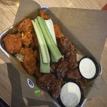 Buffalo Wild Wings - half hot half teriyaki - Chicken Wings Near Me - Coralville, Iowa