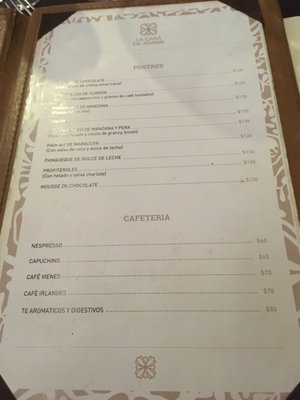 Menu photo 2 La Casa de Adann Buenos Aires, C