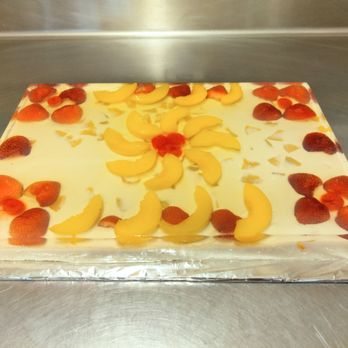 Maroches Bakery - Full Size Gelatine with Fruit - Bakeries Near Me - Dallas, Texas Maroches Bakery - Full Size Gelatine with Fruit - Bakeries Near Me - Dallas, Texas