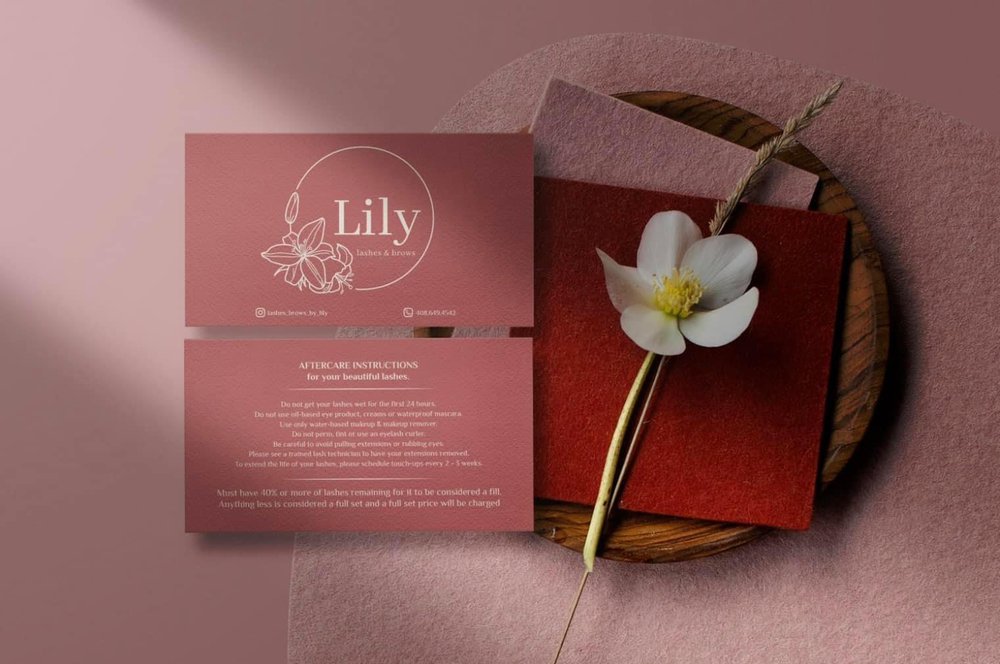 Lashes and brows by Lily Logo