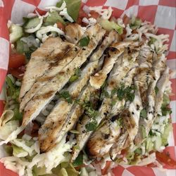 The Big Catch & Crispy - Grilled chicken salad