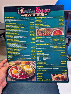 Menu photo 2 Dona Soco Cocina Canutillo, TX Menu photo 2 Dona Soco Cocina Canutillo, TX